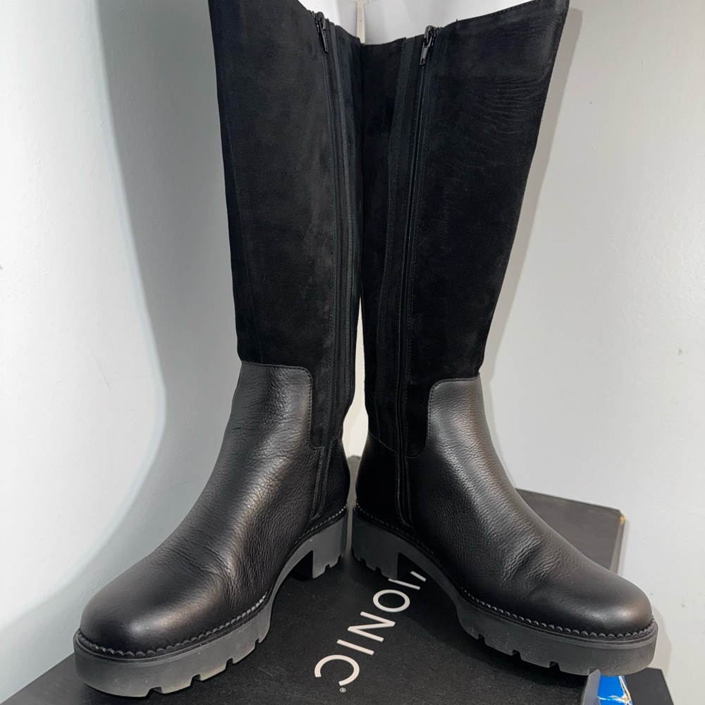 Vionic Black Knee-High Boots
